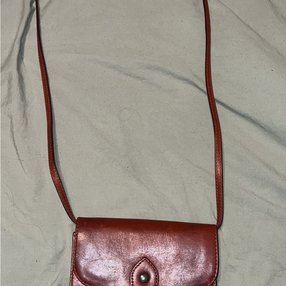 Brown Leather Crossbody Bag